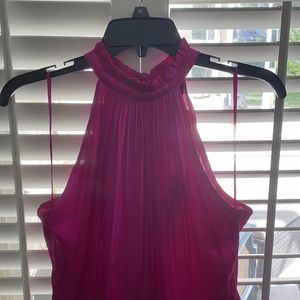 Banana Republic soft satin midi dress